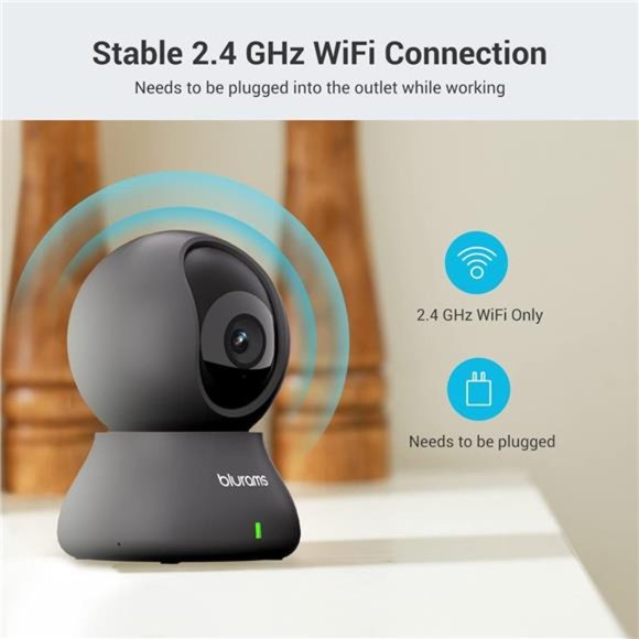 Security Camera,2K Indoor Camera 360°Pet Camera for Home Security with Phone App - Picture 5 of 7